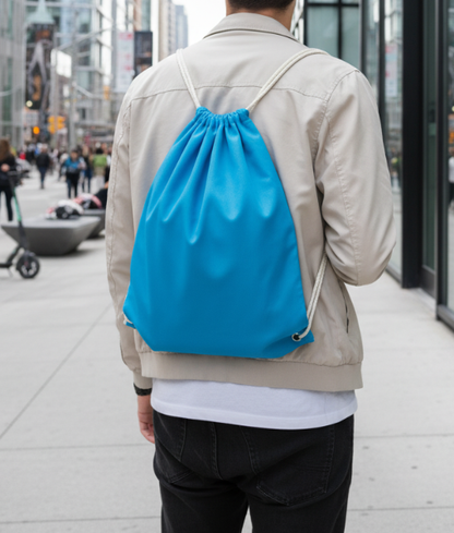 Cotton Drawstring Backpack Bag - Pack of 3