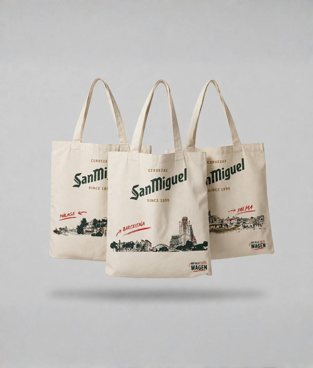 San Miguel City Series Canvas Tote Bag - Box Pack