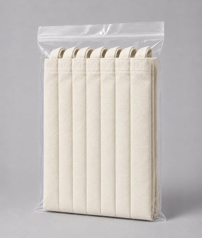 Cotton Tote Bag - Pack of 7