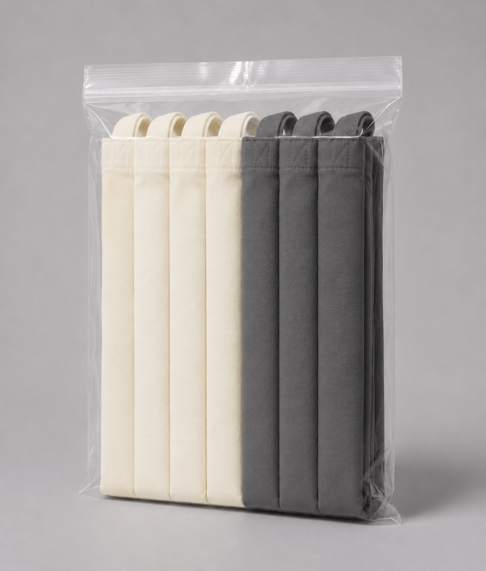 Cotton Tote Bag - Pack of 7