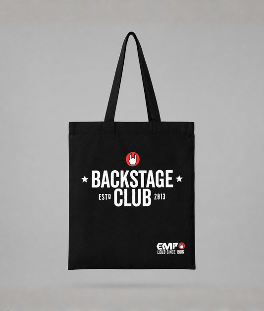 Bold Graphic Foam Print Canvas Tote Bag