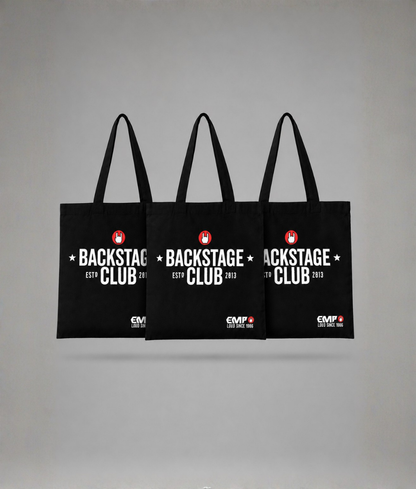 Bold Graphic Foam Print Canvas Tote Bag