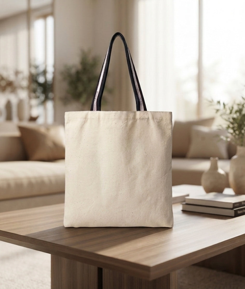 Premium Plain Canvas Tote Bag