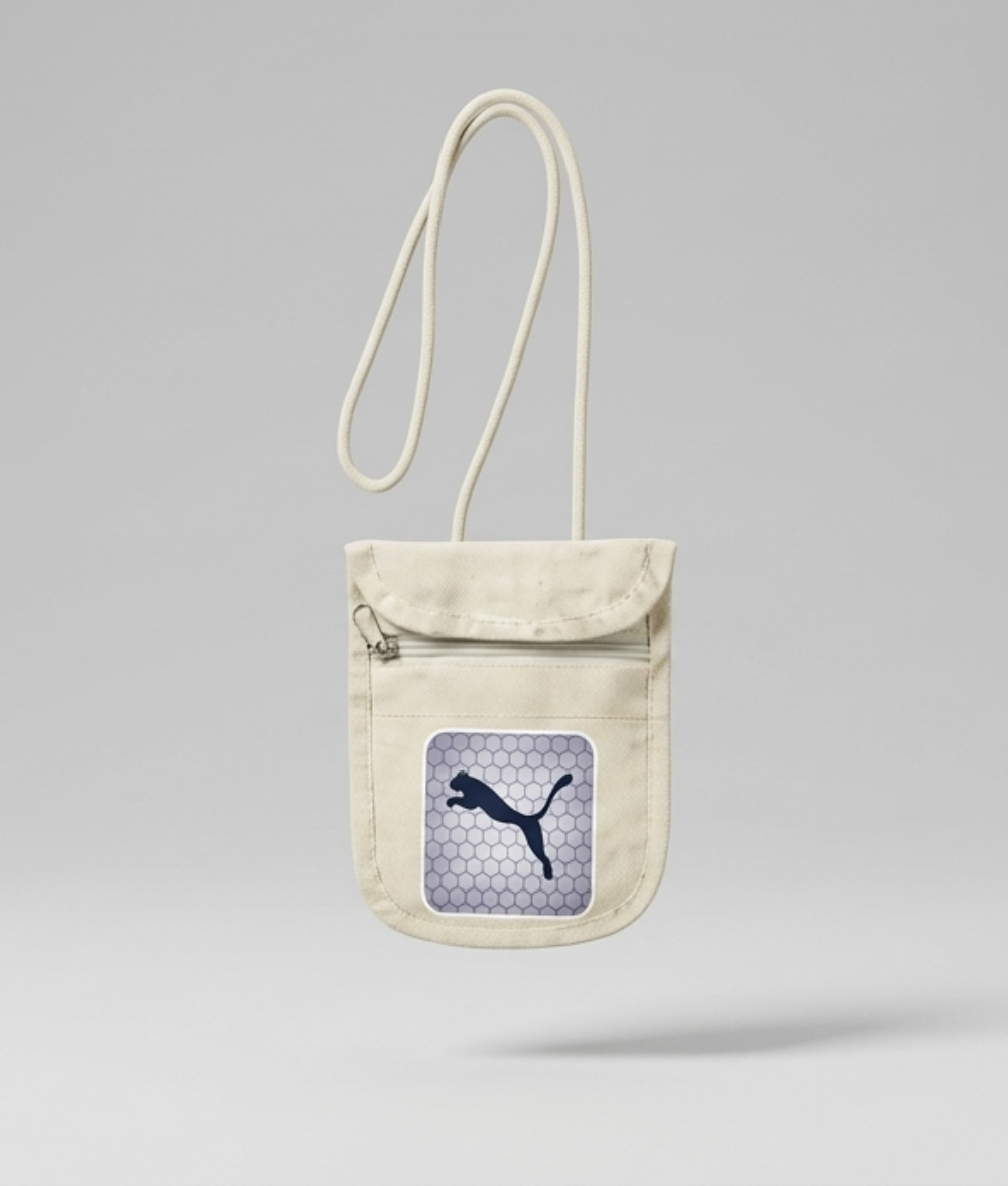 Puma Logo Canvas Neck Pouch