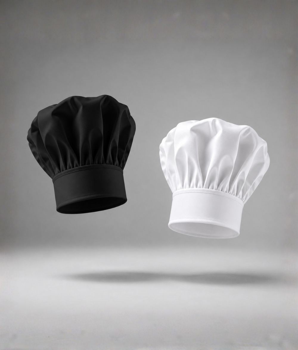 Professional Cotton Twill Chef Hat - Pack of 2